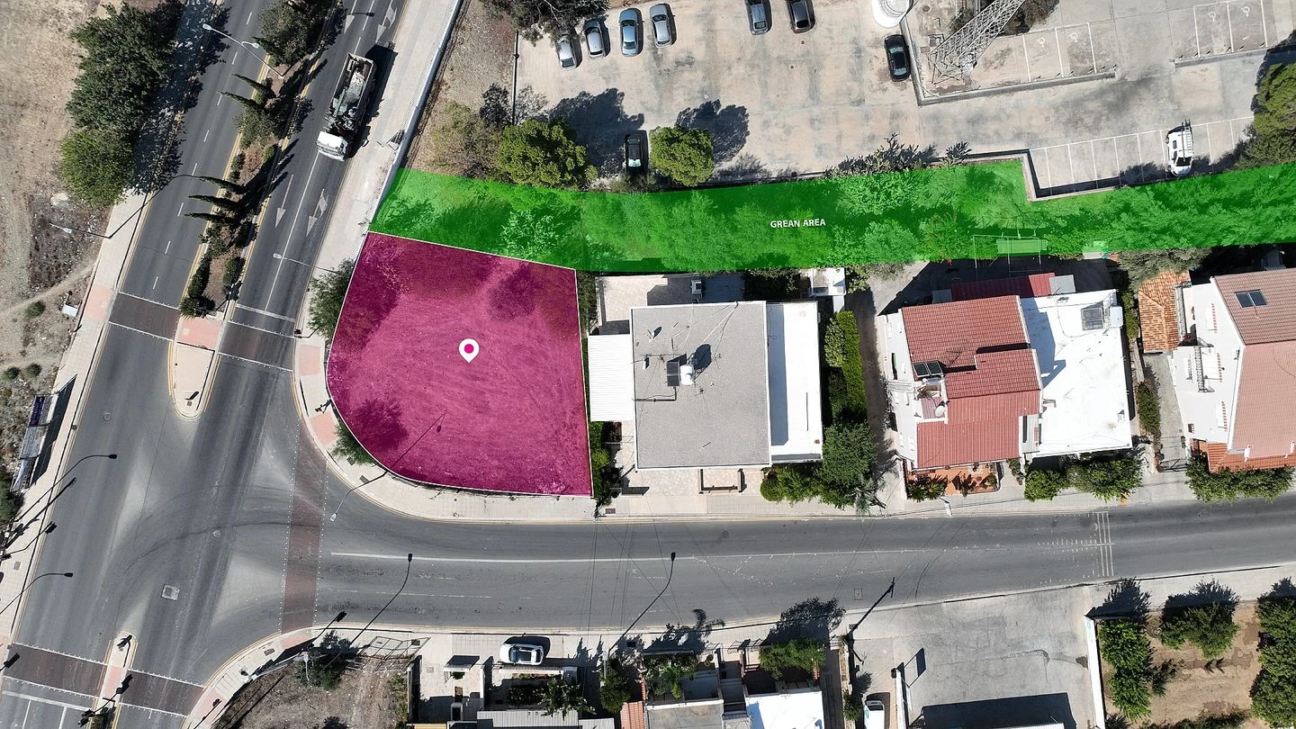 Corner commercial plot on St George Avenue Lakatamia Nicosia, image 1