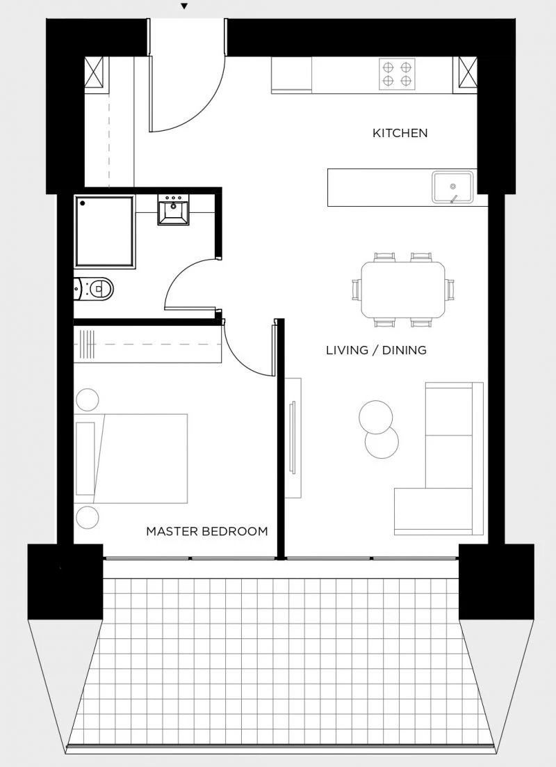 1 bedrooms, 59 sq.m., image 1