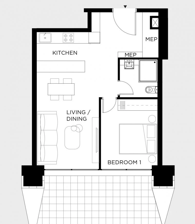 1 bedrooms, 56 sq.m., image 1