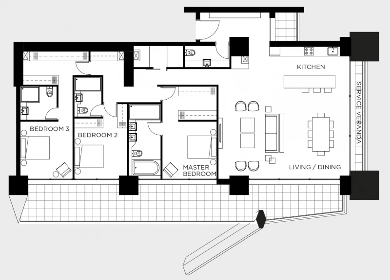 1 bedrooms, 191 sq.m., image 1