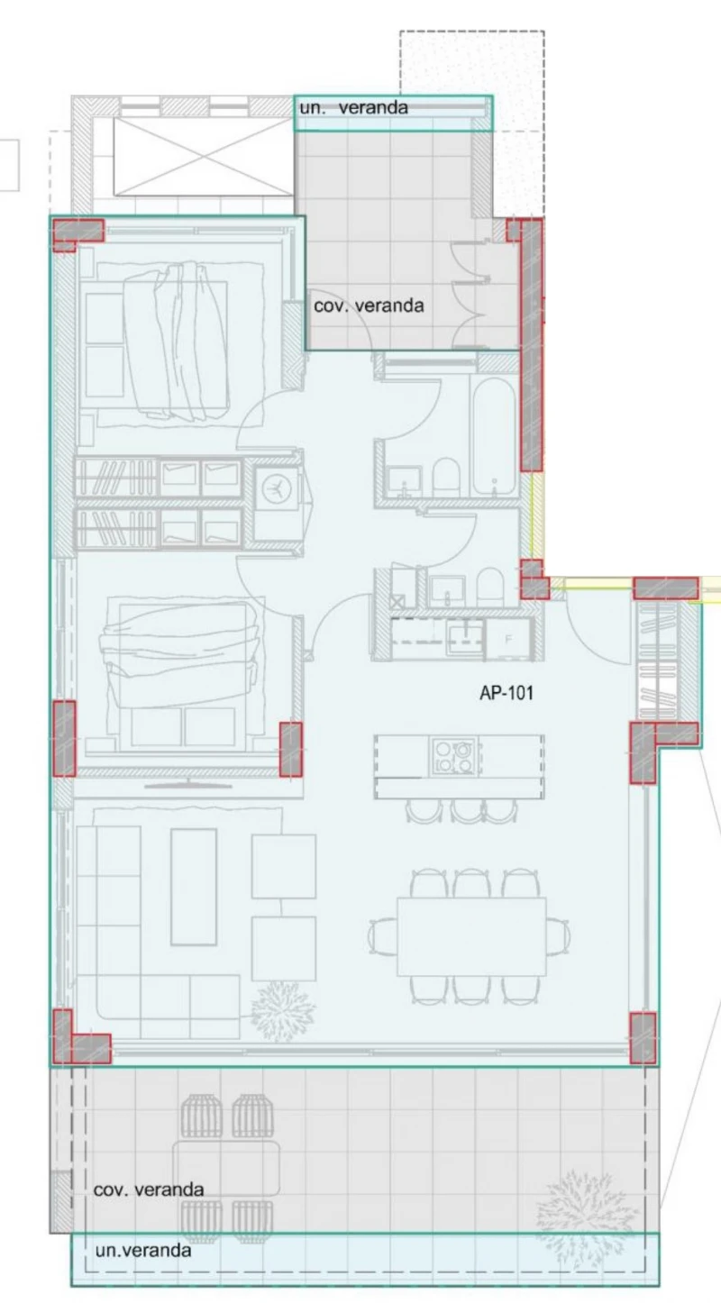 2 bedrooms, 90 sq.m., image 1