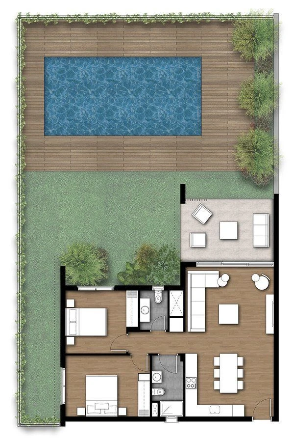 2 bedrooms, 84 sq.m., image 1