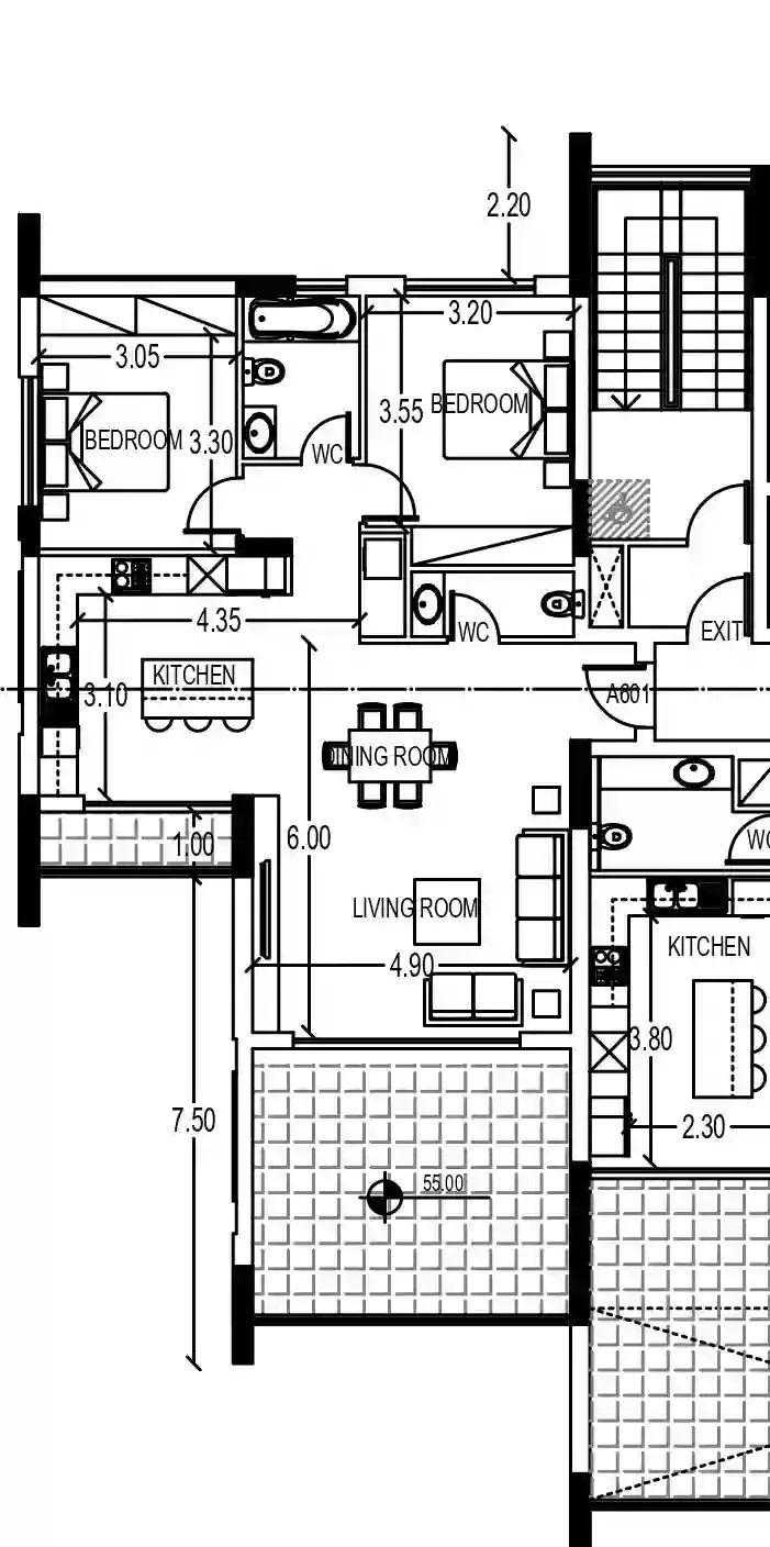 2 bedrooms, 95 sq.m., image 1