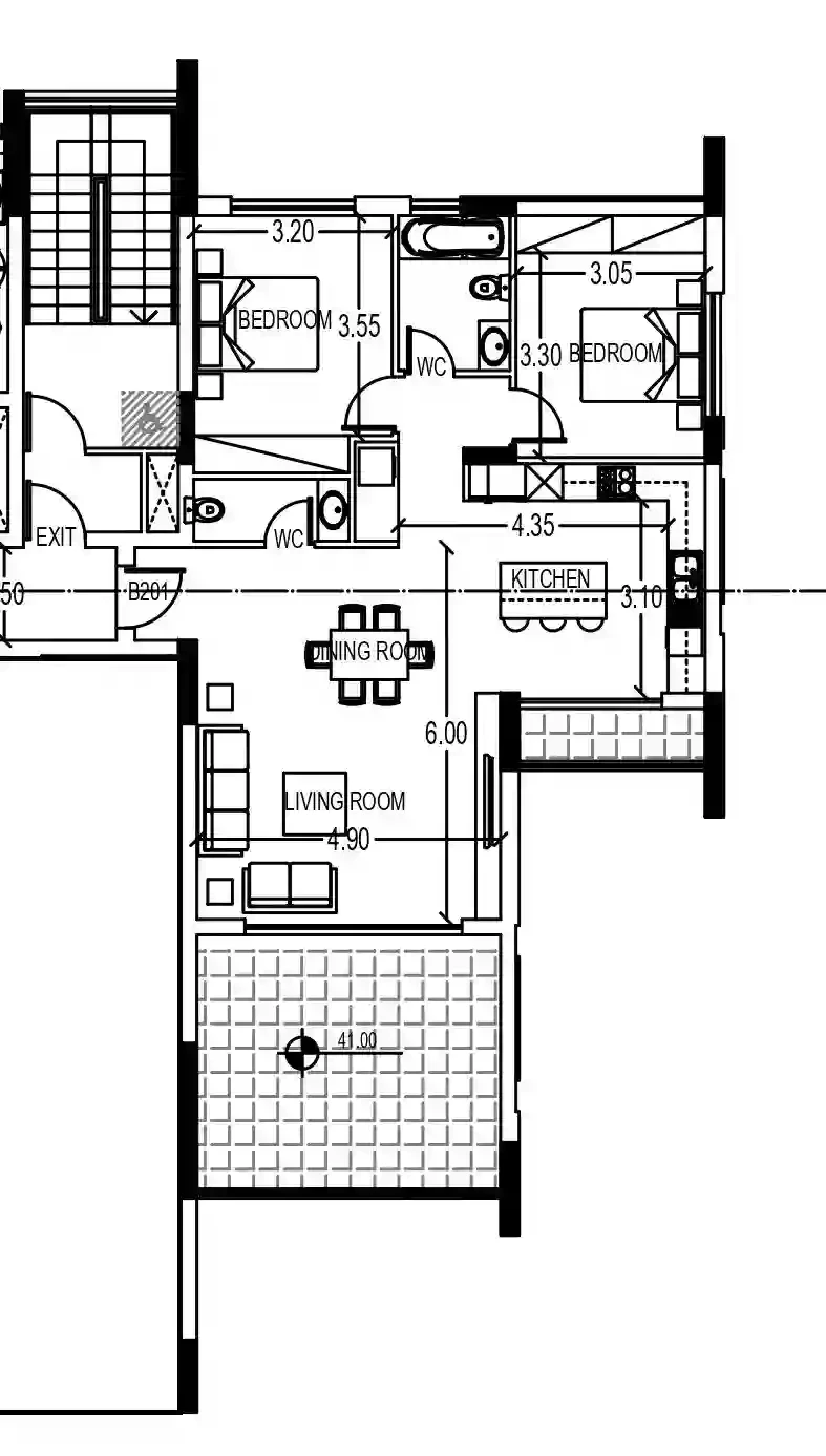 2 bedrooms, 95 sq.m., image 1