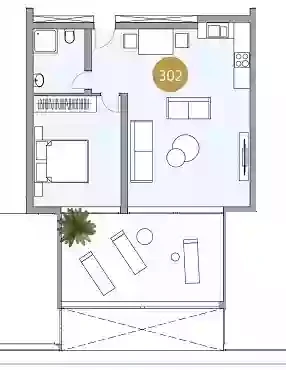 1 bedrooms, 60 sq.m., image 1