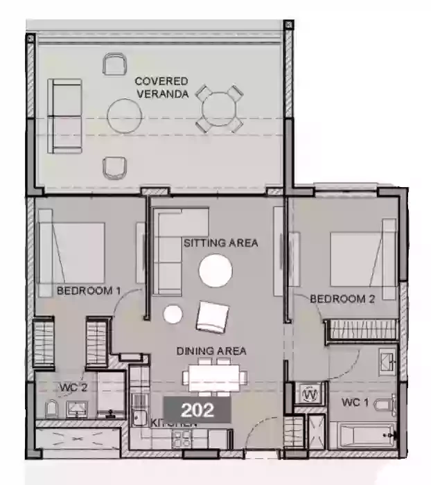 2 bedrooms, 87, image 1