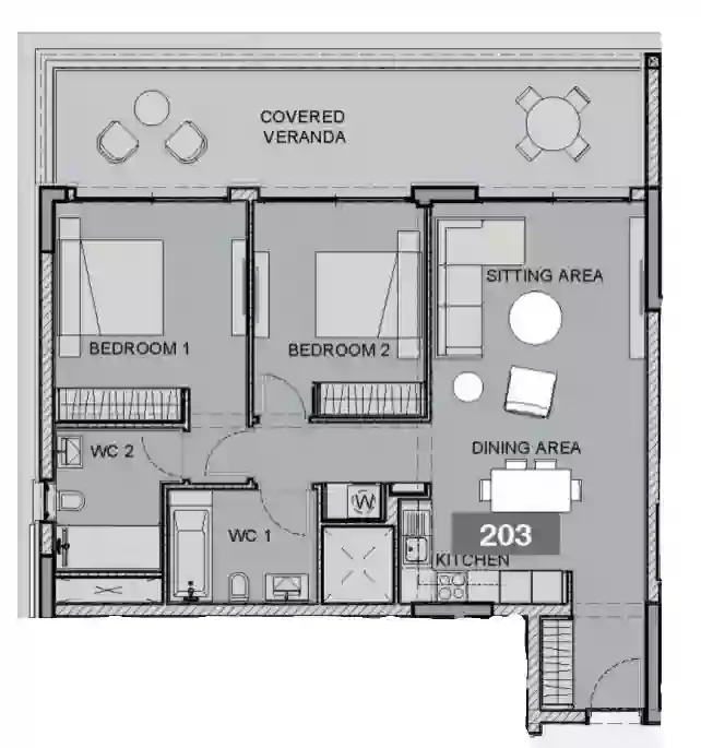 2 bedrooms, 93, image 1