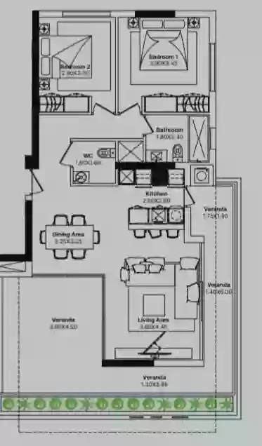 2 bedrooms, 82 sq.m., image 1