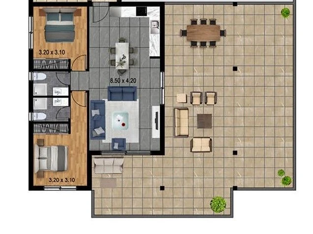 2 bedrooms, 79 sq.m., image 1