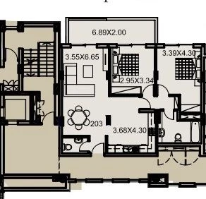 2 bedrooms, 86 sq.m., image 1