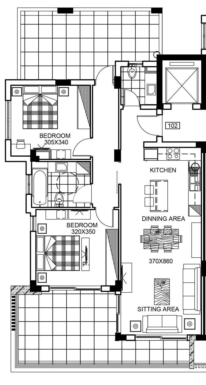 2 bedrooms, 87 sq.m., image 1