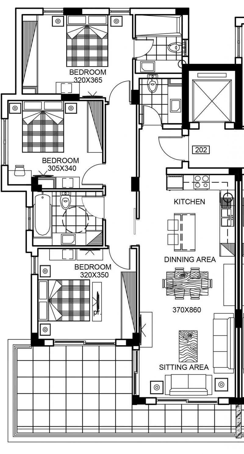 3 bedrooms, 107 sq.m., image 1