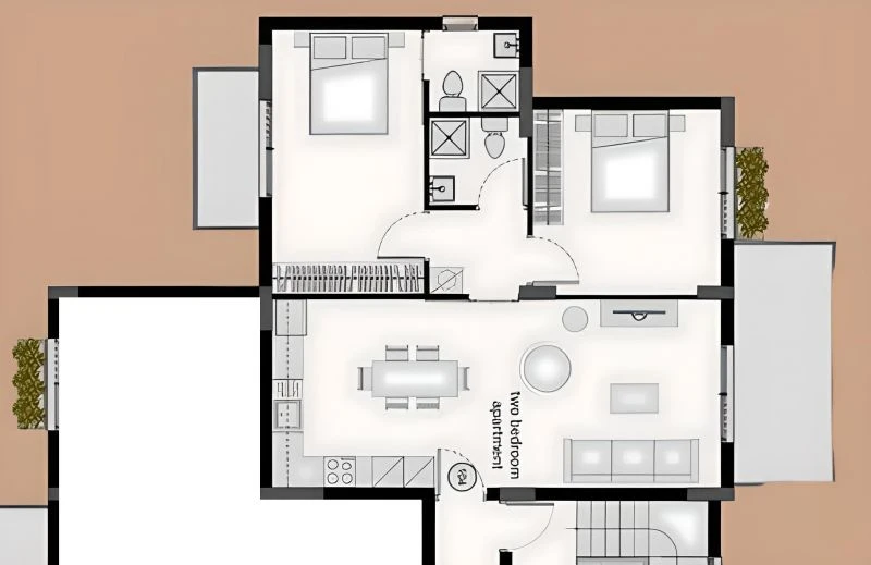 2 bedrooms, 78, image 1