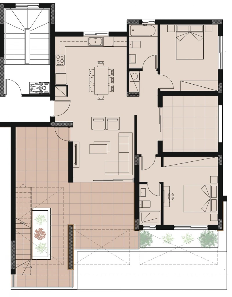 3 bedrooms, 90 sq.m., image 1