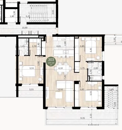 3 bedrooms, 115 sq.m., image 1