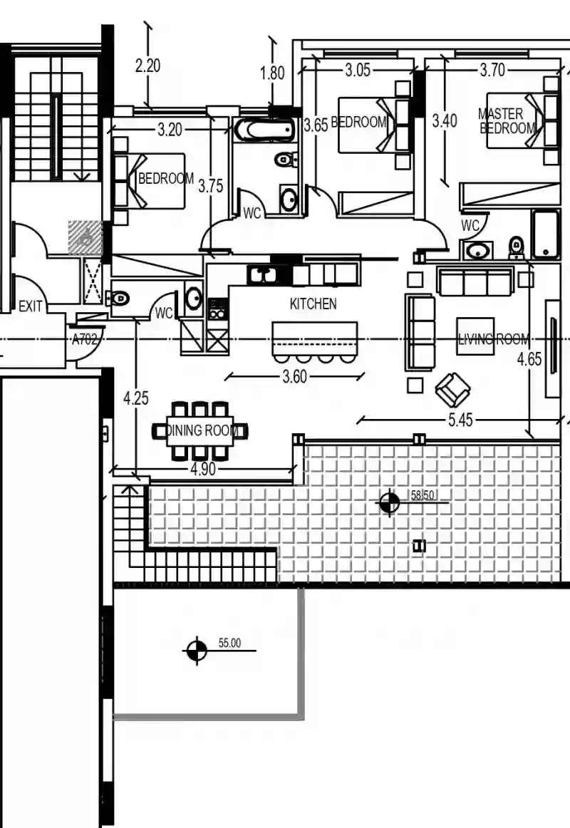 3 bedrooms, 136 sq.m., image 1