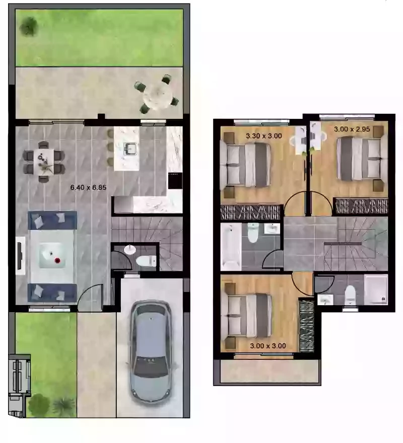 3 bedrooms, 100 sq.m., image 1