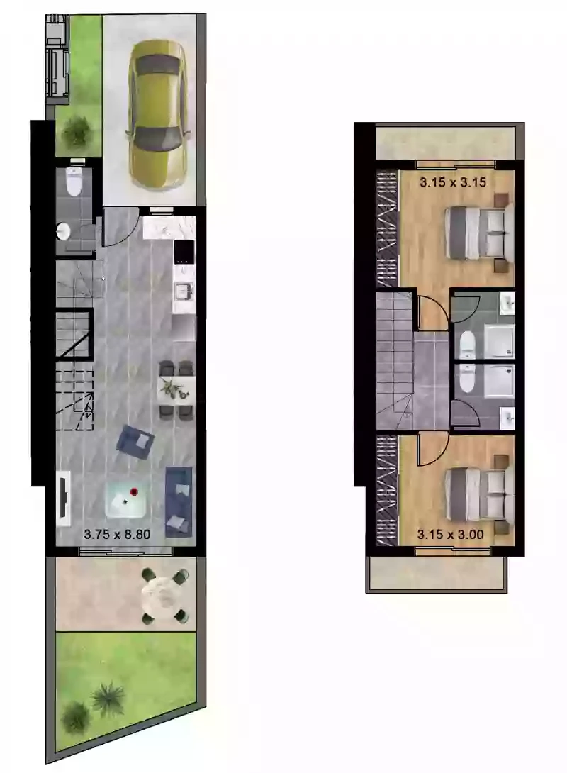 2 bedrooms, 78 sq.m., image 1