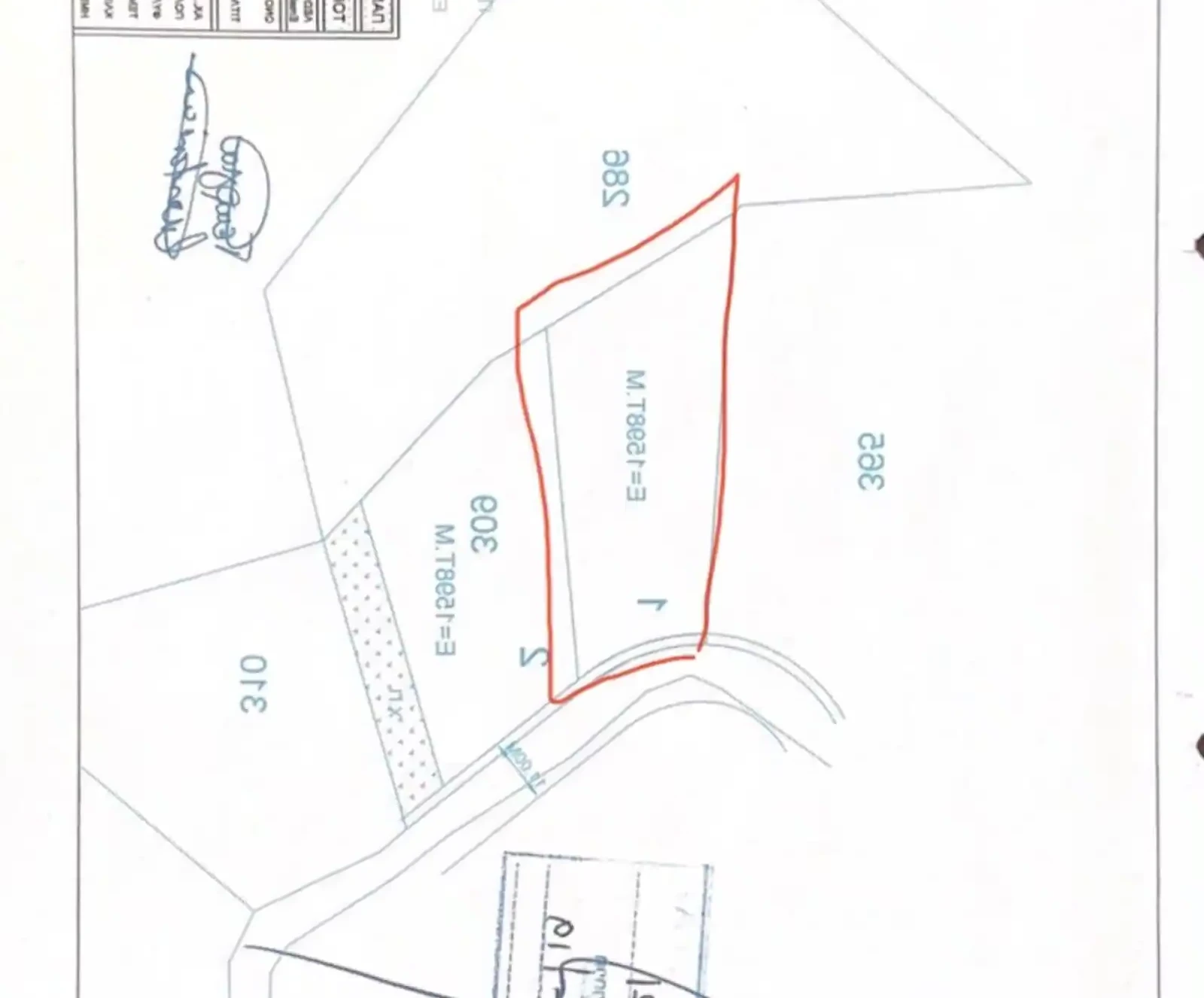 Residential land 1598 m² €140.000, image 1